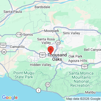 Map to Pegah Pourrahimi DDS  office in Thousand Oaks, CA
