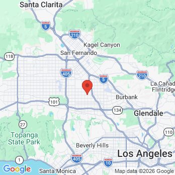 Map to 1st Choice Dental North Hollywood office in Los Angeles, CA