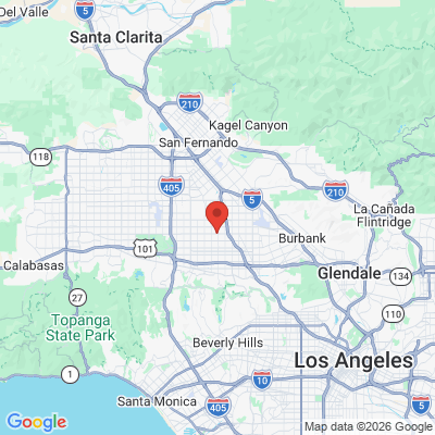 Map to 1st Choice Dental North Hollywood office in Los Angeles, CA