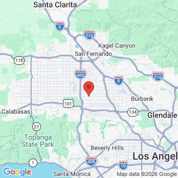 Map to Arminda B Mendiola DDS  Family Dentistry office in Van Nuys, CA