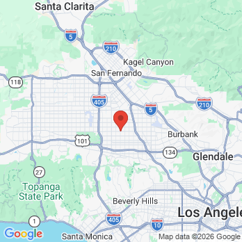 Map to Primary Office office in Van Nuys, CA