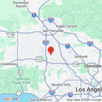 Map to Julian Falabella DDS office in Los Angeles, CA