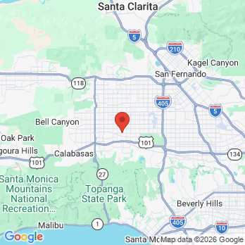 Map to Henide Arias DDS Inc office in Reseda, CA