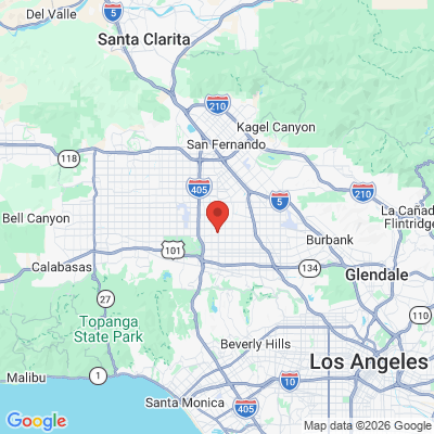 Map to Primary Office office in Van Nuys, CA