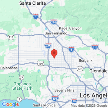 Map to Primary Office office in Van Nuys, CA
