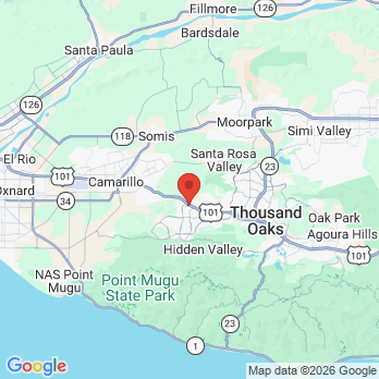 Map to Elite Dentistry office in Thousand Oaks, CA