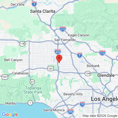 Map to Liberty Smile Center of Van Nuys office in Van Nuys, CA
