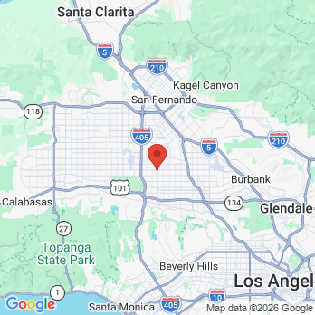 Map to behzad abdi office in Van Nuys, CA