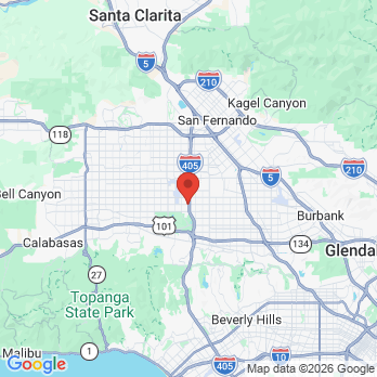 Map to Lake Balboa Office office in Los Angeles, CA