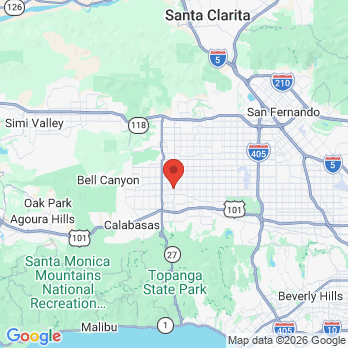 Map to Azaula Ner DDS office in Los Angeles, CA