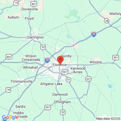 Map to  office in Florence, SC