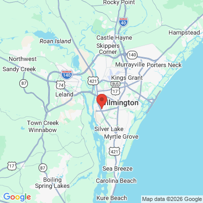Map to  office in Wilmington, NC