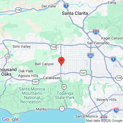Map to  office in Canoga Park, CA