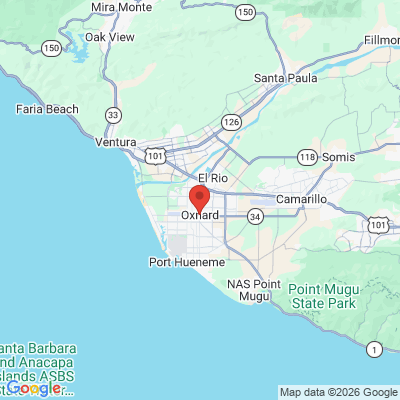 Map to  office in Oxnard, CA