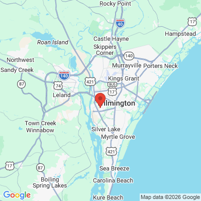 Map to  office in Wilmington, NC