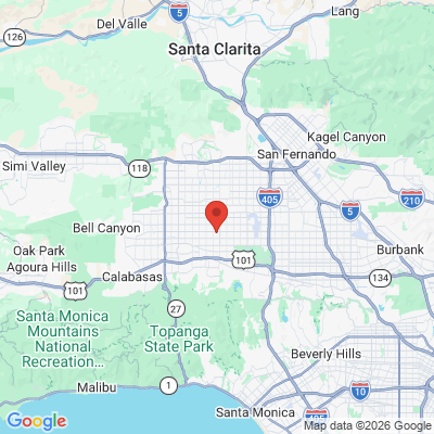 Map to  office in Reseda, CA