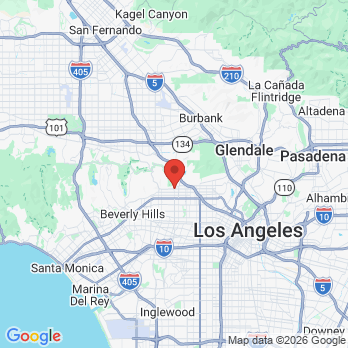 Map to TruGlo Modern Dental office in Los Angeles, CA