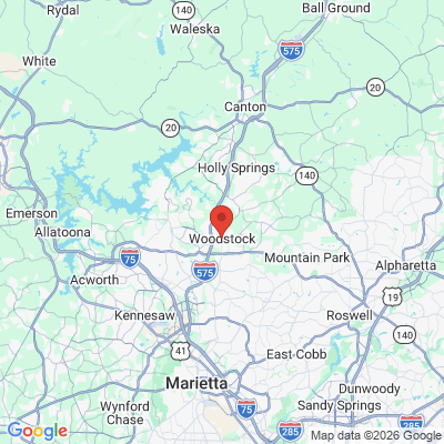 Map to  office in Woodstock, GA