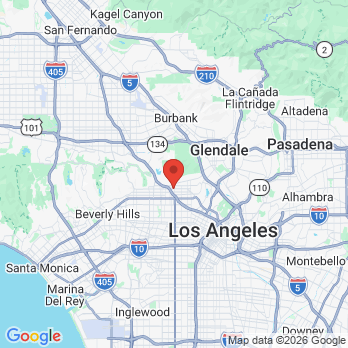Map to Birdseye Dentistry office in Los Angeles, CA