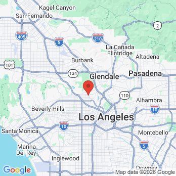 Map to Oganyan Dentistry  office in Los Angeles, CA
