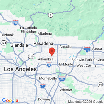 Map to H. J. Kim Dental Corp office in S An Gabriel, CA