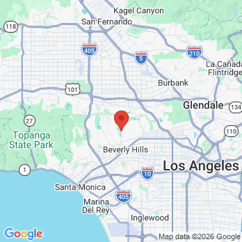 Map to Confidential Dental office office in Beverly Hill, CA