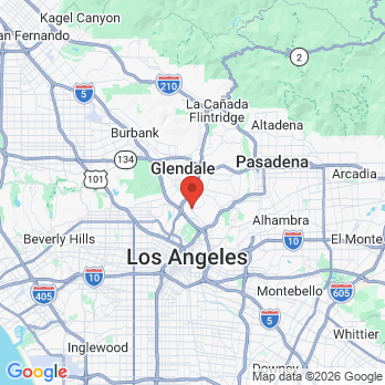 Map to Oxy Dental office in Los Angeles, CA