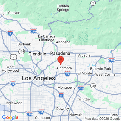 Map to Primary Office office in South Pasadena, CA