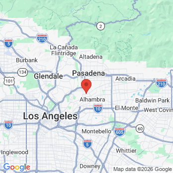 Map to Good Day Dental Studio office in South Pasadena, CA
