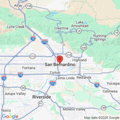 Map to  office in San Bernardino, CA