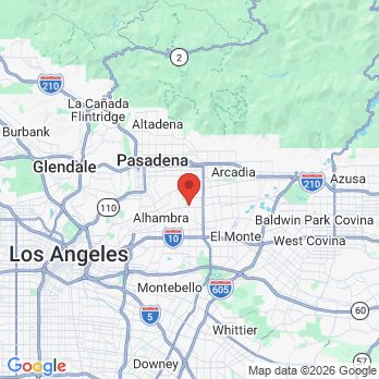 Map to InStyle Dental office in San Gabriel, CA
