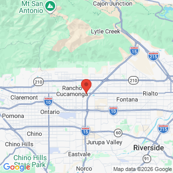 Map to MVP Dental (Mountain View Premier Dental) office in Rancho Cucamonga, CA