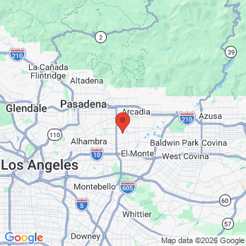 Map to Lad Family Dentistry office in Temple City, CA