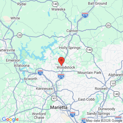 Map to  office in Woodstock, GA