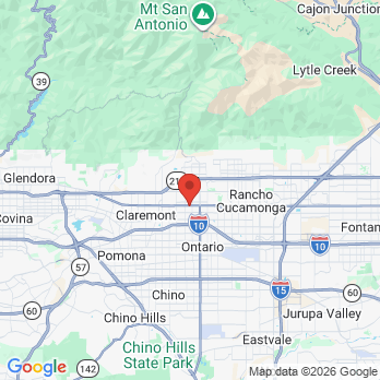 Map to Upland-California Dental Group office in Upland, CA