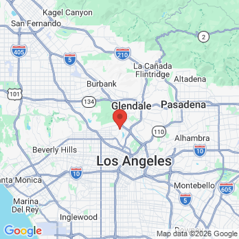 Map to Maison LA Dental office in Los Angeles, CA