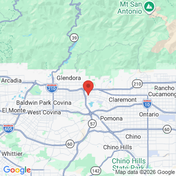 Map to 1977 office in San Dimas, CA