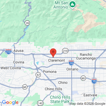 Map to Huang Terry DDS office in Claremont, CA