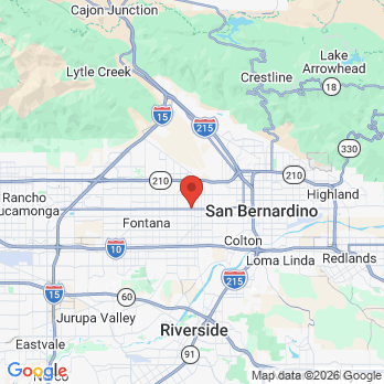 Map to Primary Office office in Rialto, CA
