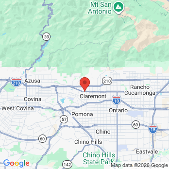 Map to MVP Smiles office in Pomona, CA