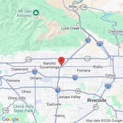 Map to  office in Rancho Cucamonga, CA