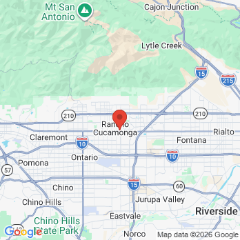 Map to Mario Ricciardi DMD office in Rancho Cucamonga, CA