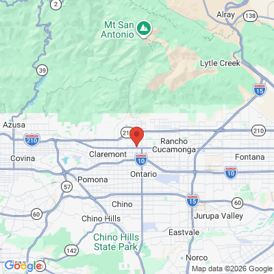 Map to  office in Upland, CA
