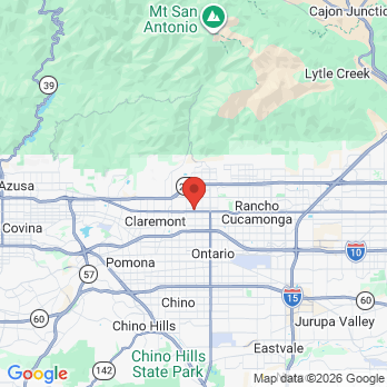 Map to Village Dental office in Upland, CA