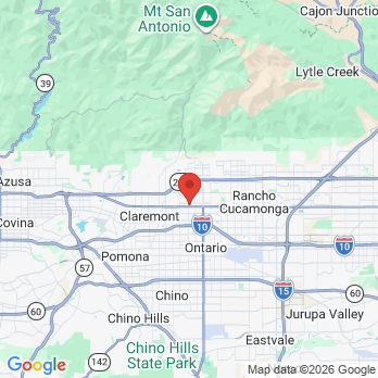 Map to Emergency Dentist Upland office in Upland, CA