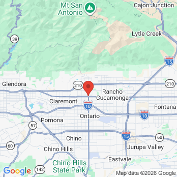 Map to STEVEN FRAKER DDS office in Upland, CA