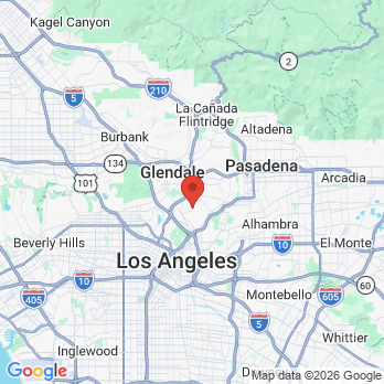 Map to Cal Dental USA  office in Los Angeles, CA