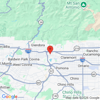 Map to San Dimas Family Dentistry office in San Dimas, CA