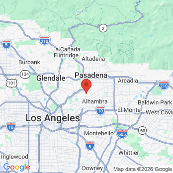 Map to SmileHaus Orthodontics office in South Pasadena, CA
