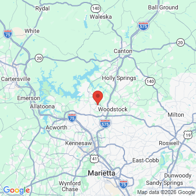 Map to  office in Woodstock, GA